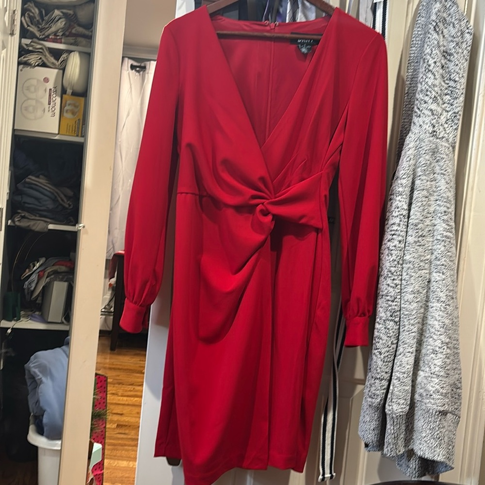 Dkny red dress